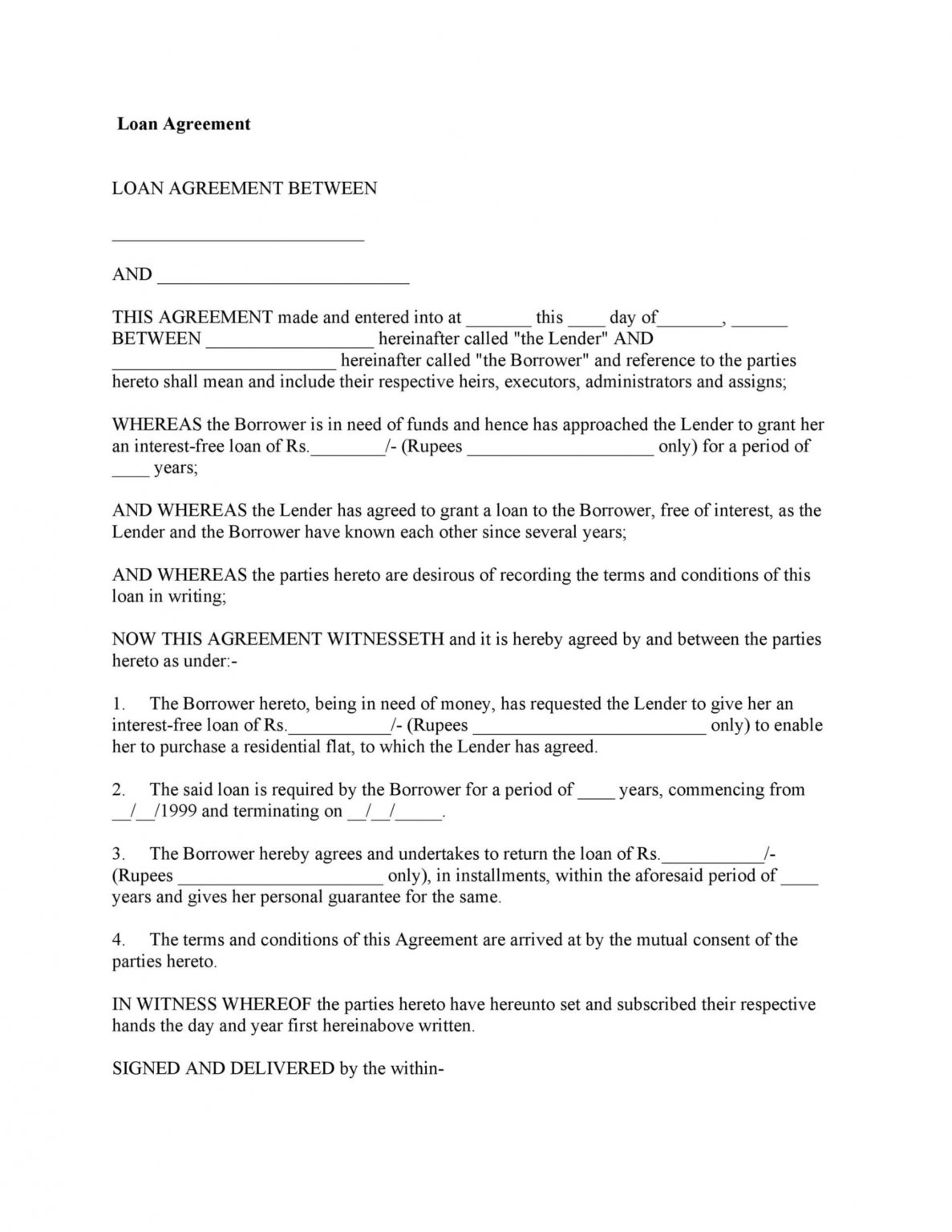 free-printable-loan-agreement-form