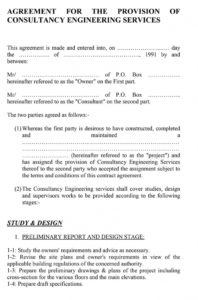editable consulting contract examples to use for your business consulting retainer agreement template word