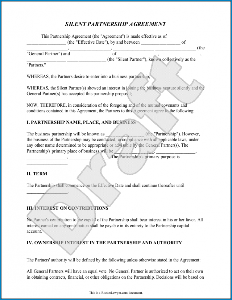 editable ✓ free printable partnership agreement template  zitemplate it partnership agreement template doc