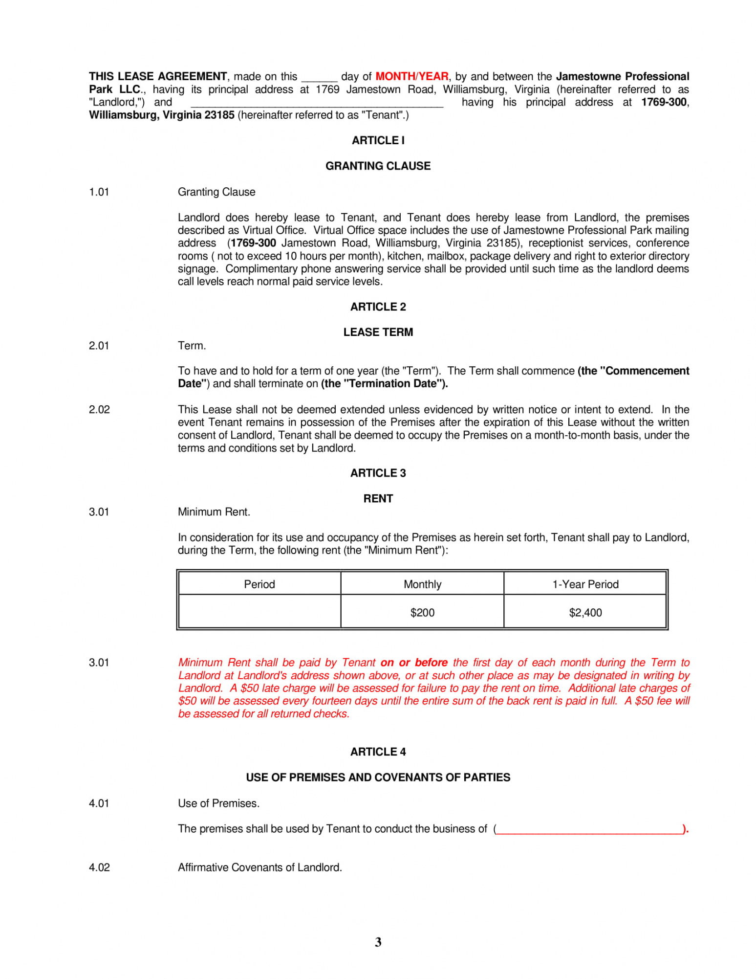editable free 5 office lease agreement contract forms in pdf virtual office agreement template pdf
