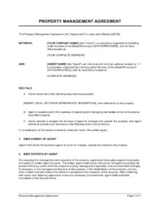 editable property management agreement template businessinabox™ business management agreement template pdf