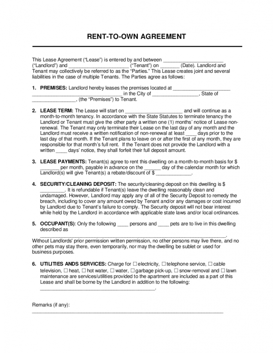 editable rent to own agreement template businessinabox™ rent to own lease agreement template pdf