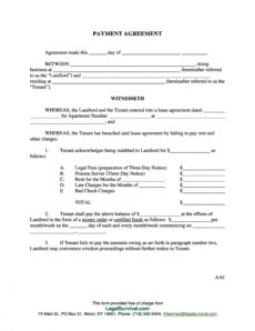 payment agreement  40 templates &amp; contracts ᐅ templatelab money owed agreement template example