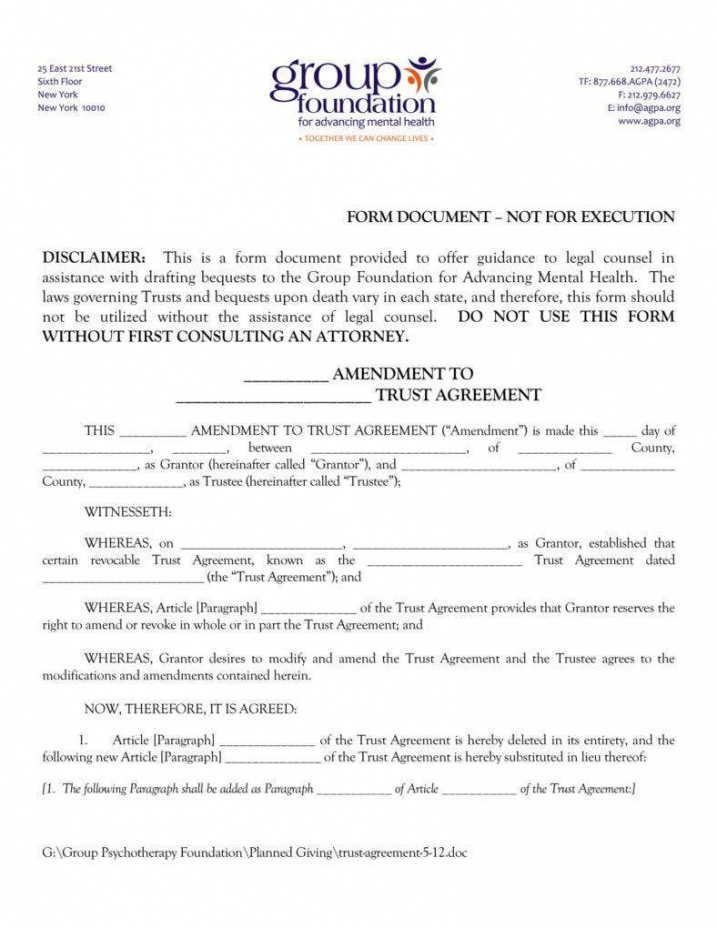 printable 18 trust agreement templates  pdf word  free &amp; premium formal trust agreement template doc