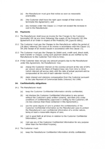 sample free manufacturing agreement  docular manufacturing license agreement template pdf