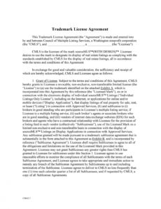 editable 50 professional license agreement templates ᐅ templatelab real estate license agreement template word