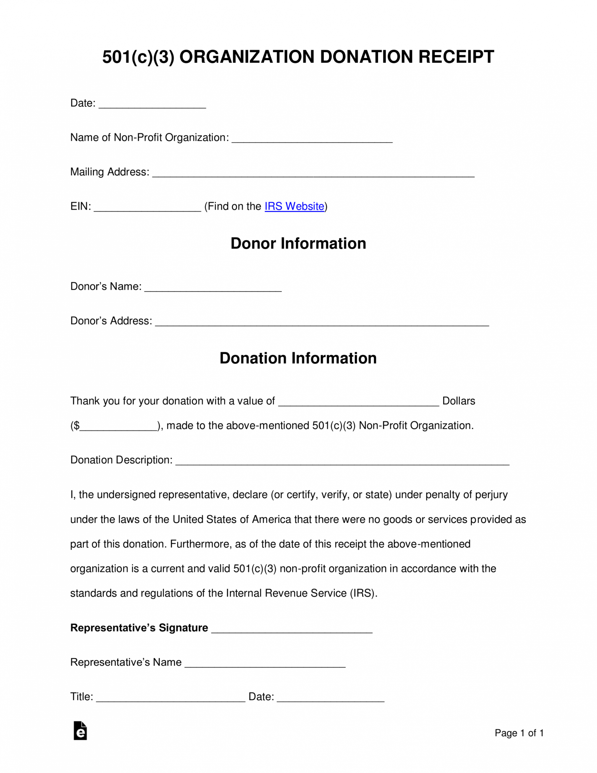 Free Donation Agreement Template