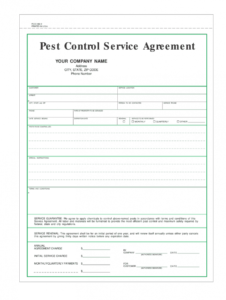 editable quotation format  fill out and sign printable pdf template  signnow pest control service agreement template