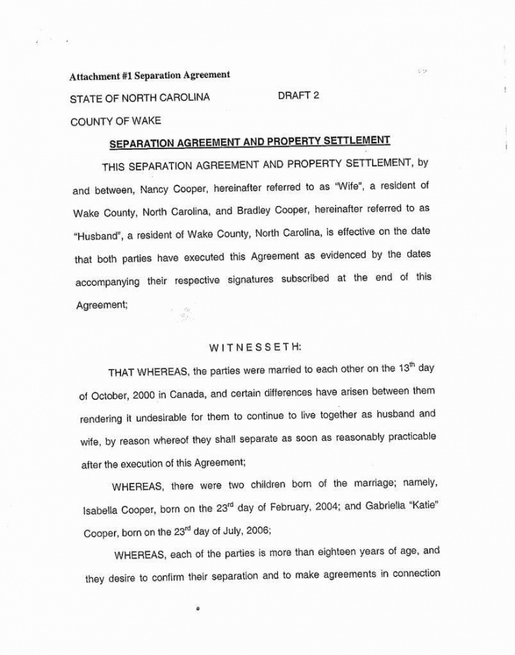 editable sample separation agreement nc awesome 50 fresh north separation and property settlement agreement template example