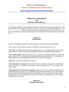 free 30 professional llc operating agreement templates ᐅ templatelab law firm operating agreement template example