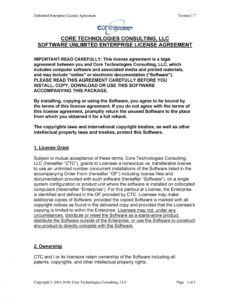 free 50 professional license agreement templates ᐅ templatelab technology license agreement template example