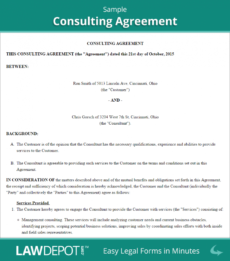 printable 25 consulting agreement samples  samples and templates marketing consulting agreement template example