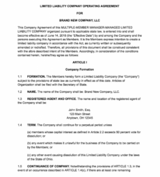 printable how to create an llc operating agreement  free templates law firm operating agreement template pdf