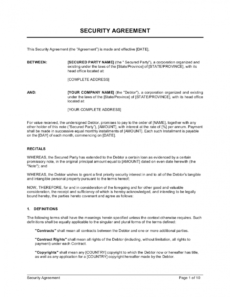 editable security agreement template businessinabox™ security guard contract agreement template doc