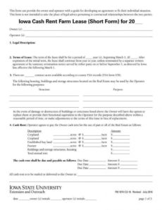free 13 farm lease agreement templates  pdf word  free hay lease agreement template excel