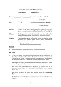 free 30 prenuptial agreement samples &amp;amp; forms ᐅ templatelab prenuptial agreement template pdf pdf