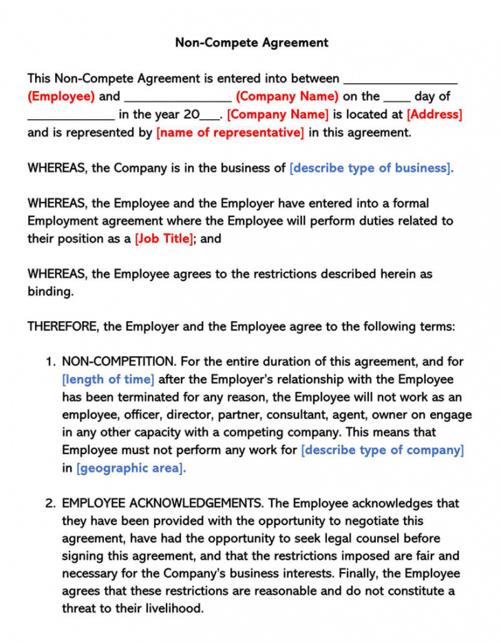 Free Free Employee Agreement Templates Wordpdf Partnership