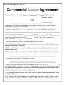 free rental agreement template word ~ addictionary best rental agreement template pdf