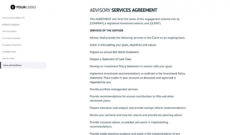 free this free financial advisor proposal template won $23m of investment advisory agreement template doc