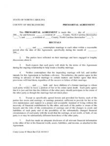 prenuptial agreement form  6 free templates in pdf word prenuptial agreement template pdf example