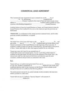 printable 26 free commercial lease agreement templates ᐅ templatelab best rental agreement template pdf