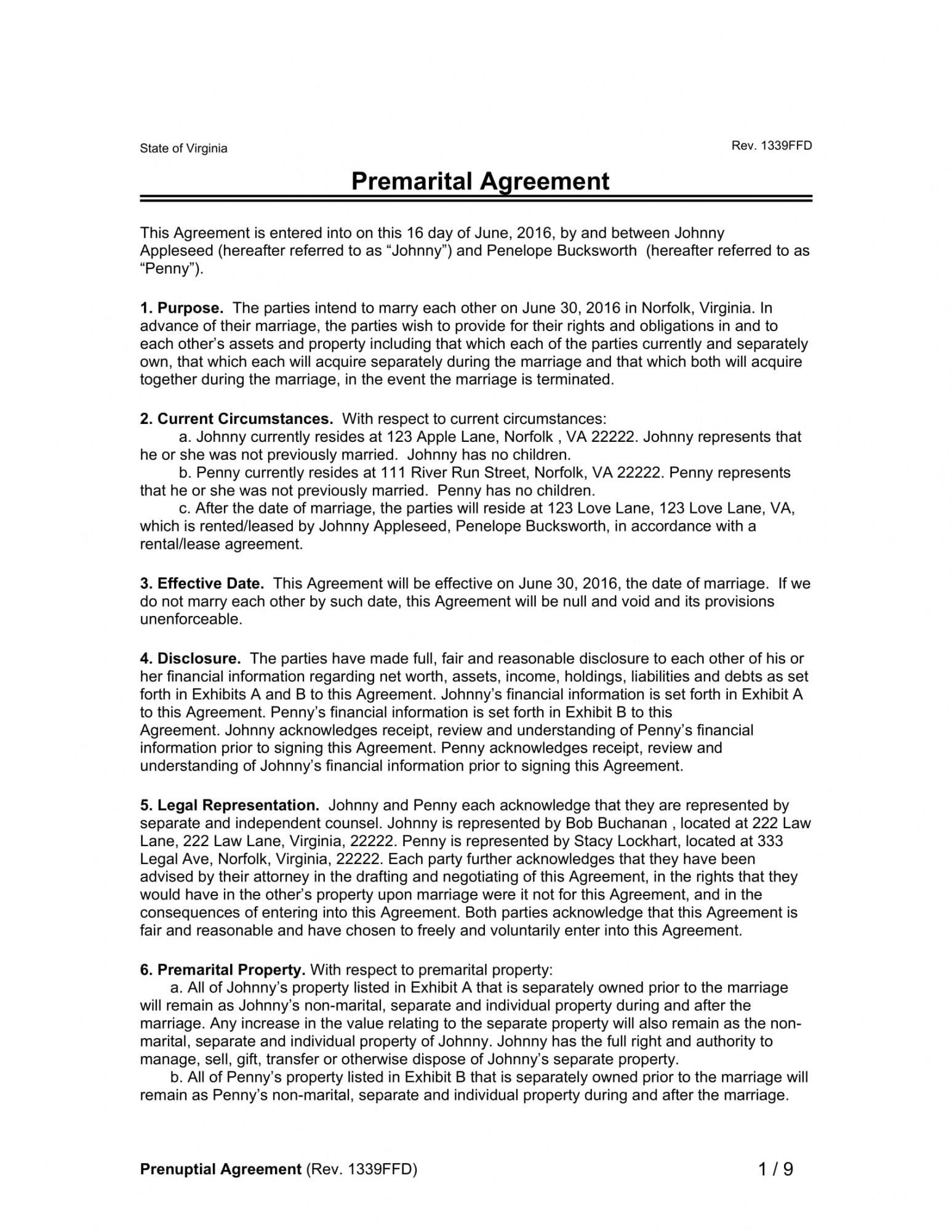 sample free 2 premarital contract forms in pdf  ms word prenuptial agreement template pdf doc