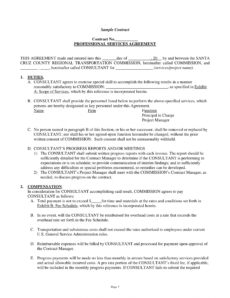 editable 11 service agreement contract template examples  pdf word time and materials agreement template pdf