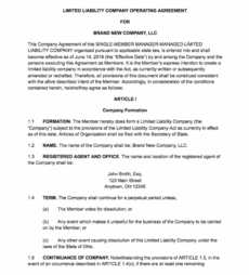 editable how to create an llc operating agreement  free templates operating agreement template doc doc