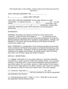 free 53 simple joint venture agreement templates pdf doc ᐅ three party agreement template doc