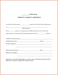 pasture lease agreement template