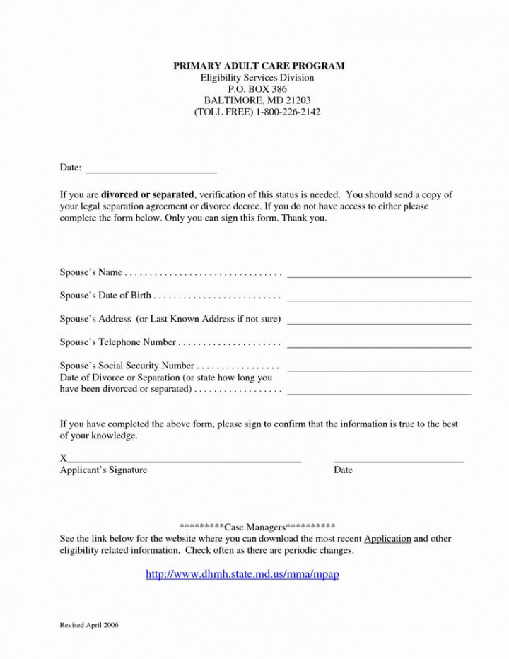 Nys Separation Agreement Template