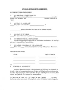 sample 42 divorce settlement agreement templates 100% free ᐅ divorce settlement agreement template sample