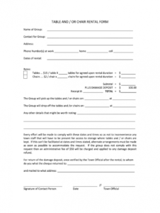 Furniture Rental Agreement Template