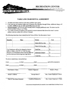 tables and chairs rental agreement form  fill out and sign printable pdf  template  signnow furniture rental agreement template example