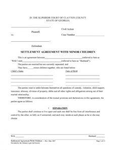 32 free child support agreement templates pdf &amp;amp; ms word child support agreement template texas