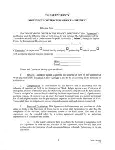 50 professional service agreement templates &amp;amp; contracts service provision agreement template