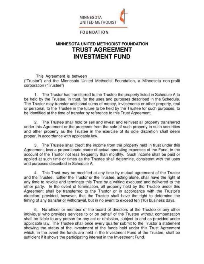 editable 18 trust agreement templates  pdf word  free &amp;amp; premium fiduciary agreement template