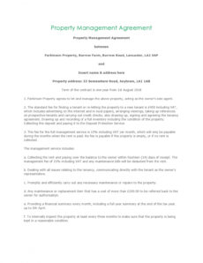 editable 42 simple property management agreements word  pdf ᐅ simple property management agreement template