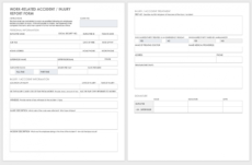 editable free workplace accident report templates  smartsheet accident investigation form template example