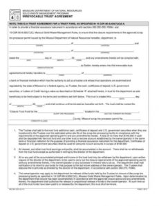 free 18 trust agreement templates  pdf word  free &amp;amp; premium fiduciary agreement template doc