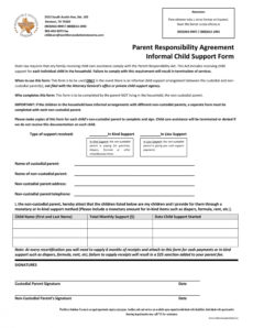 printable 32 free child support agreement templates pdf &amp;amp; ms word child support agreement template texas excel