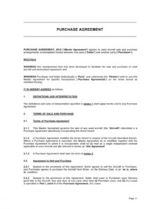 printable 37 simple purchase agreement templates real estate business sale of house agreement template example