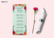 editable wedding buffet menu design template in psd word publisher wedding buffet menu template sample