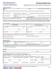 free free 16 personal information forms in pdf  ms word  excel personal information request form template
