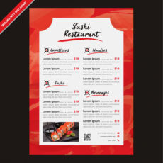 free japanese menu restaurant template editable vectorcoddih japanese menu template