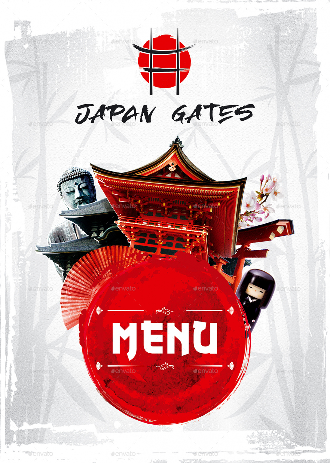 Japanese Menu Template