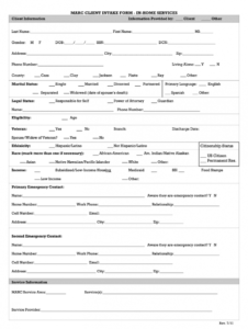 free non medical home care forms pdf  fill out and sign printable pdf template   signnow home care assessment form template sample