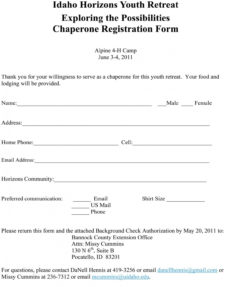 free ririe coalition for community development ryac youth youth retreat registration form template doc