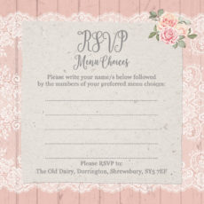 free template  the complete guide to wedding invitation wording wedding rsvp menu choice template pdf