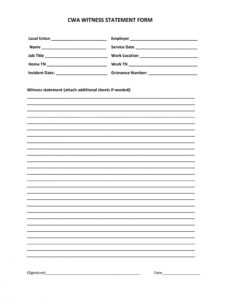 printable 50 professional witness statement forms &amp;amp; templates ᐅ witness affidavit form template sample